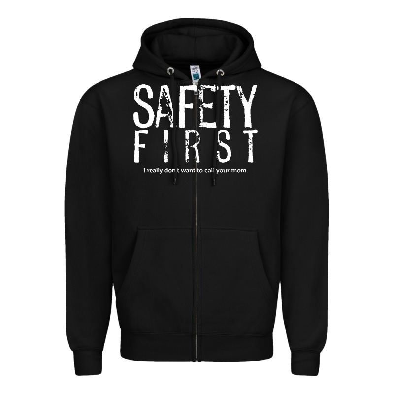 Safety First Science Teacher Zipper Hoodie by linhVisuals | Teevron