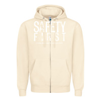 Sandshell safety first science teacher Zipper Hoodie - linhVisuals