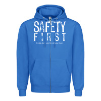 True Royal safety first science teacher Zipper Hoodie - linhVisuals