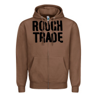 Chestnut Rough Trade Zipper Hoodie - linhVisuals