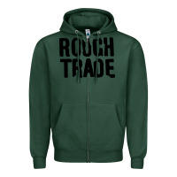 Sports Green Rough Trade Zipper Hoodie - linhVisuals