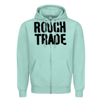 Seafoam Rough Trade Zipper Hoodie - linhVisuals