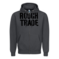 Smoke Rough Trade Zipper Hoodie - linhVisuals