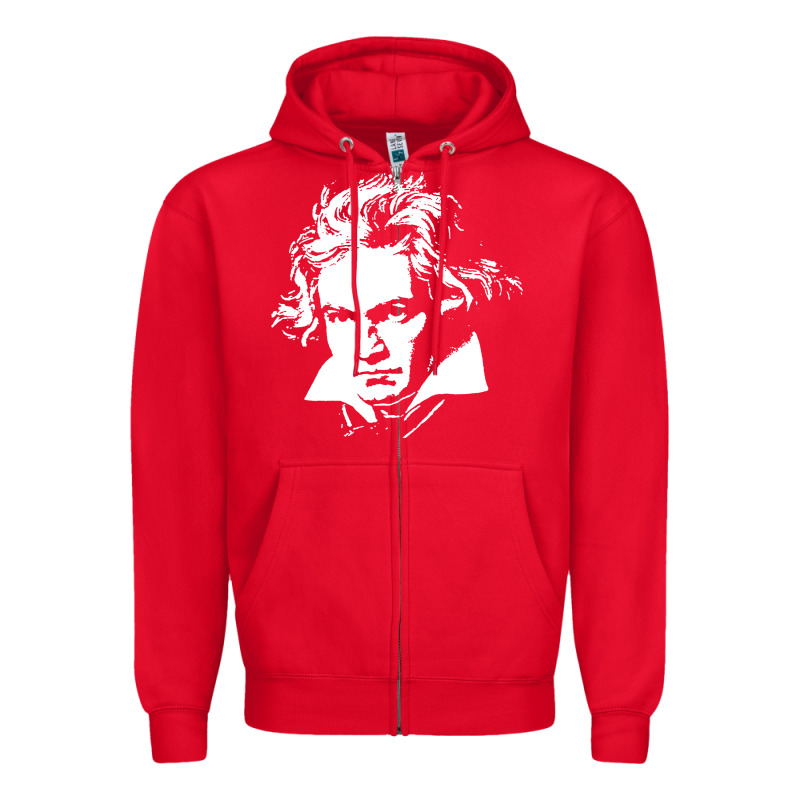 Beethoven Zipper Hoodie by linhVisuals | Teevron
