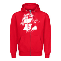 Beethoven Zipper Hoodie | Teevron