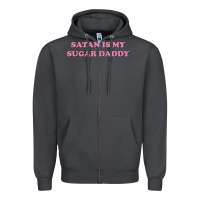 Smoke satan is my sugar daddy Zipper Hoodie - linhVisuals