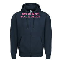 Satan Is My Sugar Daddy Zipper Hoodie | Teevron