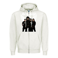 Oatmeal Heather Tökiö Hötél Pesonnel Zipper Hoodie - linhVisuals