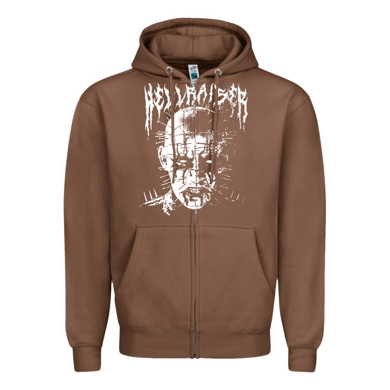 Black Metal Pinhead Zipper Hoodie by linhVisuals | Teevron