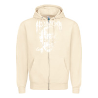Sandshell black metal pinhead Zipper Hoodie - linhVisuals