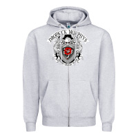 Heather Grey dropkick murphy's 2 Zipper Hoodie - linhVisuals