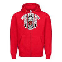 Red dropkick murphy's 2 Zipper Hoodie - linhVisuals
