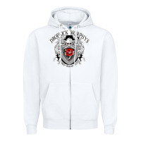 White dropkick murphy's 2 Zipper Hoodie - linhVisuals
