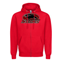Red salukis Zipper Hoodie - linhVisuals
