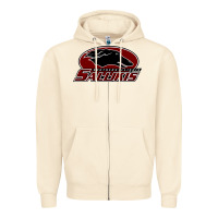 Sandshell salukis Zipper Hoodie - linhVisuals