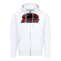 White salukis Zipper Hoodie - linhVisuals
