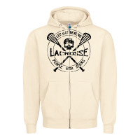Sandshell lacrosse legally beating people with sticks Zipper Hoodie - linhVisuals