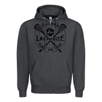 Smoke lacrosse legally beating people with sticks Zipper Hoodie - linhVisuals