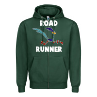 Sports Green Road Runner Zipper Hoodie - linhVisuals