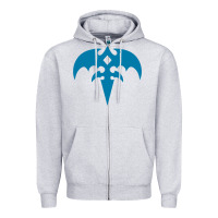 Heather Grey #queensryche best metal Zipper Hoodie - linhVisuals