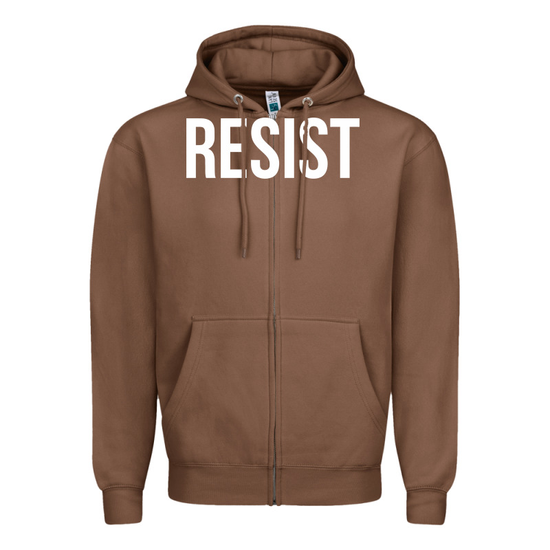 Resist Zipper Hoodie by linhVisuals | Teevron