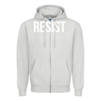 Dove Grey resist Zipper Hoodie - linhVisuals