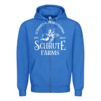 True Royal schrute farms Zipper Hoodie - linhVisuals