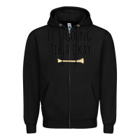 Black anatomy Zipper Hoodie - linhVisuals