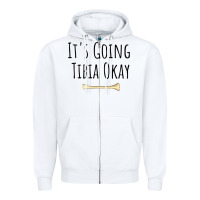 White anatomy Zipper Hoodie - linhVisuals