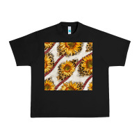 Black baseball sunflowers and leopard seamless pattern Urban Heavy Tee - BundleAndBundleShop