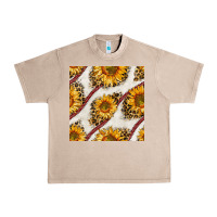 French Oak baseball sunflowers and leopard seamless pattern Urban Heavy Tee - BundleAndBundleShop
