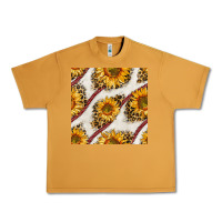 Peanut Butter baseball sunflowers and leopard seamless pattern Urban Heavy Tee - BundleAndBundleShop