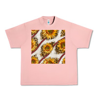 Salmon baseball sunflowers and leopard seamless pattern Urban Heavy Tee - BundleAndBundleShop