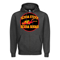 Charcoal Heather scuba steve Zipper Hoodie - linhVisuals
