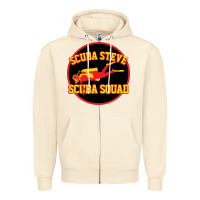 Sandshell scuba steve Zipper Hoodie - linhVisuals