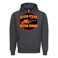 Smoke scuba steve Zipper Hoodie - linhVisuals