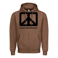 Chestnut cool-chickenfoot-chickenfoot-merch Zipper Hoodie - linhVisuals