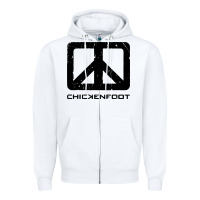 White cool-chickenfoot-chickenfoot-merch Zipper Hoodie - linhVisuals