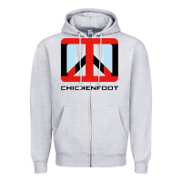Heather Grey cool-chickenfoot-iii-limited-merch Zipper Hoodie - linhVisuals
