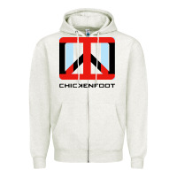 Oatmeal Heather cool-chickenfoot-iii-limited-merch Zipper Hoodie - linhVisuals