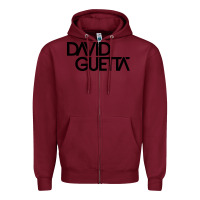 Burgundy cool-david-guetta-one-love-merch Zipper Hoodie - linhVisuals