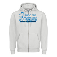 Dove Grey shooter mcgavin's golf tournament Zipper Hoodie - linhVisuals