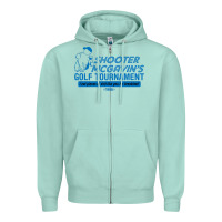 Seafoam shooter mcgavin's golf tournament Zipper Hoodie - linhVisuals