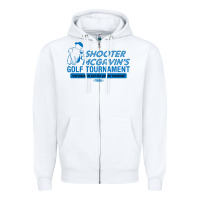 White shooter mcgavin's golf tournament Zipper Hoodie - linhVisuals