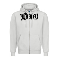Dove Grey cool-dio-holy-diver-merch Zipper Hoodie - linhVisuals