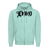 Seafoam cool-dio-holy-diver-merch Zipper Hoodie - linhVisuals