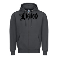 Smoke cool-dio-holy-diver-merch Zipper Hoodie - linhVisuals