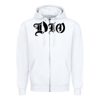 White cool-dio-holy-diver-merch Zipper Hoodie - linhVisuals