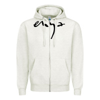 Oatmeal Heather cool-enya-watermark-merch Zipper Hoodie - linhVisuals