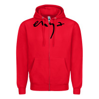 Red cool-enya-watermark-merch Zipper Hoodie - linhVisuals